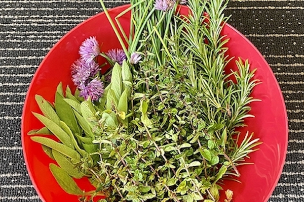 Bowl of herbs