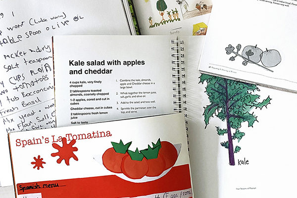 Insides of community cookbooks