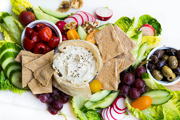 Raita grazing platter