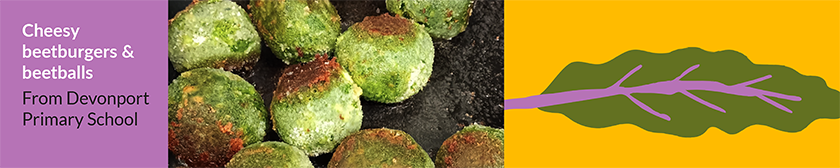 Silverbeet burgers and balls