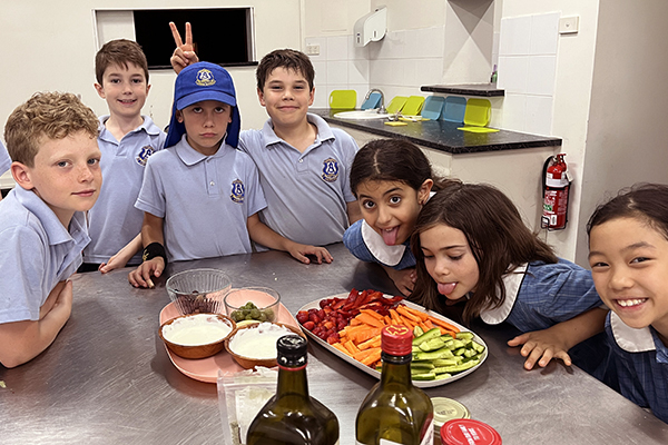 School-made dips